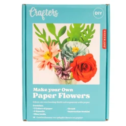 Kikkerland Art / Craft|Teenager^MYO Paper Flowers Kit
