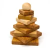 Wooden Story Early Learning|Stacking / Sorting^Natural Pyramid Stacker (Poland)