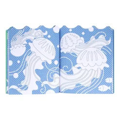 Petit Collage Age 5 & 6|Age 4^Ocean Colouring Book | Stickers