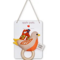 Apple Park Sensory Play|Soft Toys^Organic Enchanted Bird Rattling Stroller Toy