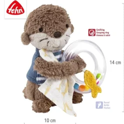 Fehn Rattles / Clutching|Activity Toys^Otter Rattle Ring