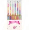 Djeco Stationery|Teenager^Pastel Rainbow Gel Pens