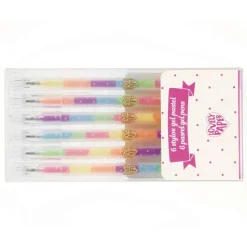Djeco Stationery|Teenager^Pastel Rainbow Gel Pens