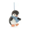 Jellycat Jellycat Christmas|Jellycat Toys^Peanut Penguin Decoration