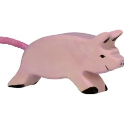 Holztiger Small World Play^Piglet Running - 80067