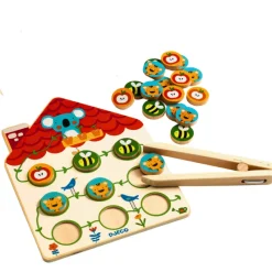 Djeco Games|Age 4^Pinstou Wooden Counting Game