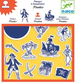 Djeco Art / Craft|Age 7 & 8^Pirate Stamper Set