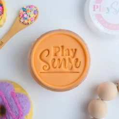 Play Sense Sensory Play|Age 9 & 10^Playdough | Pastel Peach | Fruit Salad Scented | Small