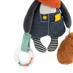 Moulin Roty Activity Toys|Age 1^Puce & Pilou Hanging Activity Dog