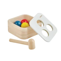 Plan Toys Hammer / Lace|Age 2^Punch and Drop Bin