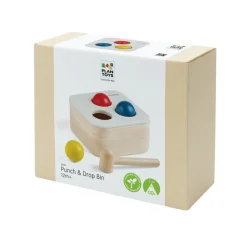 Plan Toys Hammer / Lace|Age 2^Punch and Drop Bin