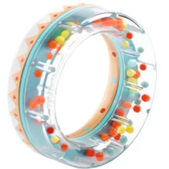 Djeco Art / Craft|Age 1^Rain Sound Baby Rattle Ring