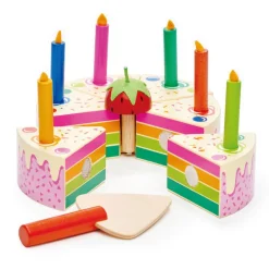 Tender Leaf Toys Play Food|Role Play^Rainbow Birthday Cake
