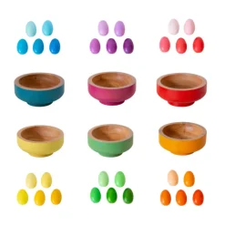The Freckled Frog Early Learning|Age 4^Rainbow Nests | Wooden