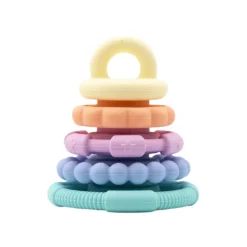 Jellystone Designs Stacking / Sorting|Stack / Sort^Rainbow Stacker | Teether | Pastel