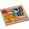 Ekoplay Wooden Vehicles|Wooden Puzzles^Road Under Construction Layer Puzzle