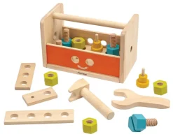 Plan Toys Early Learning|Hammer / Lace^Robot Toolbox - Wooden