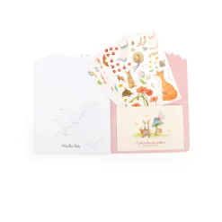 Moulin Roty Stickers / Transfers|Art / Craft^Rosalies Colouring & Sticker Book