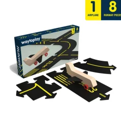 Waytoplay Waytoplay Track Sets|Wooden Vehicles^Runway (with Airplane)