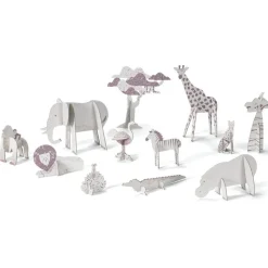 Djeco Art / Craft|Age 9 & 10^Savanna Colour, Assemble & Play
