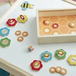 Petit Collage Games|Age 5 & 6^Save The Bees Wooden Game