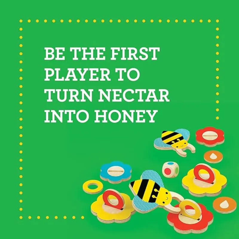 Petit Collage Games|Age 5 & 6^Save The Bees Wooden Game