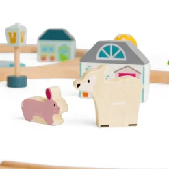 Bigjigs Toys Vehicles / Cars / Trucks|Cars / Trains / Planes^Scandi Wooden Train Set