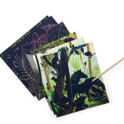 Moulin Roty Art / Craft|Age 9 & 10^Scratch Art Cards