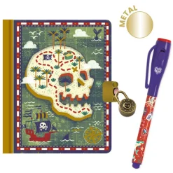 Djeco Stationery|Age 9 & 10^Secret Notebook with Magic Pen - Steve
