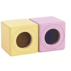 Plan Toys Wooden Blocks|Early Learning^Sensory Blocks - Set of 6