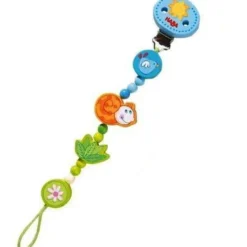 Haba Newborn|Baby Gifts^Snail Pacifier and Toy Clip