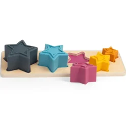 Bigjigs Toys Wooden Puzzles|Early Learning^Sooting Stars Puzzle Sorter + Stack