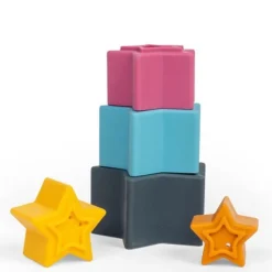Bigjigs Toys Wooden Puzzles|Early Learning^Sooting Stars Puzzle Sorter + Stack