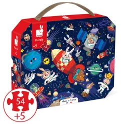 Janod Jigsaws / Puzzles|Age 7 & 8^Space Rocket Puzzle