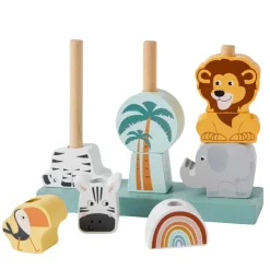Zookabee Wooden Puzzles|Early Learning^Stacking Animal Puzzle