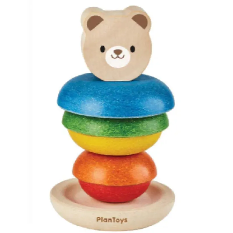 Plan Toys Stacking / Sorting|Stack / Sort^Stacking Ring Bear
