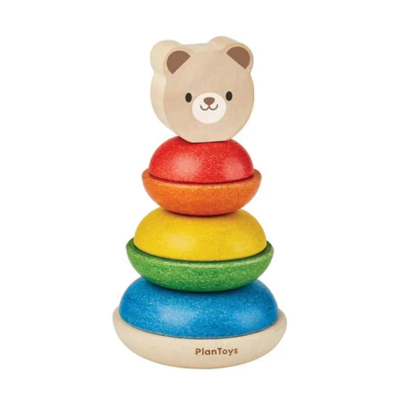 Plan Toys Stacking / Sorting|Stack / Sort^Stacking Ring Bear