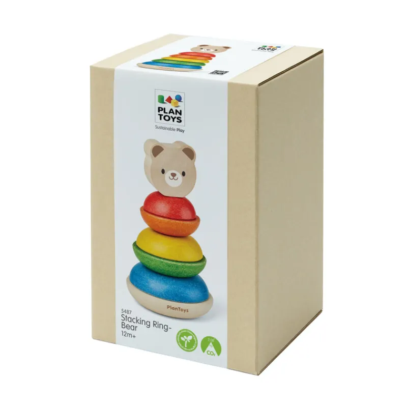 Plan Toys Stacking / Sorting|Stack / Sort^Stacking Ring Bear