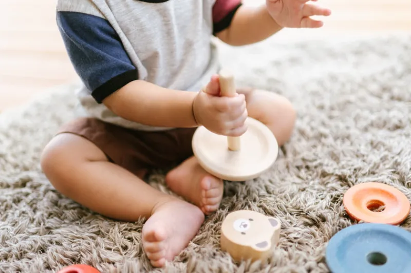 Plan Toys Stacking / Sorting|Stack / Sort^Stacking Ring Bear