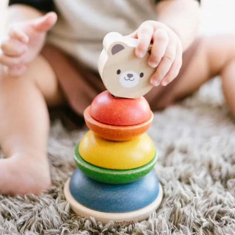 Plan Toys Stacking / Sorting|Stack / Sort^Stacking Ring Bear