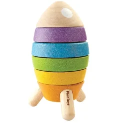 Plan Toys Wooden Puzzles|Early Learning^Stacking Rocket Shape Sorter