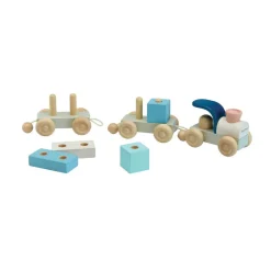 Plan Toys Vehicles / Cars / Trucks|Cars / Trains / Planes^Stacking Train Trio