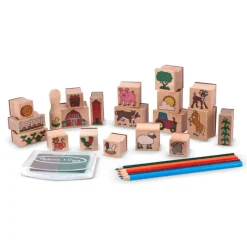 Melissa and Doug Age 7 & 8|Age 5 & 6^Stamp a Scene - Farm