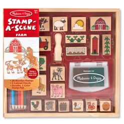 Melissa and Doug Age 7 & 8|Age 5 & 6^Stamp a Scene - Farm