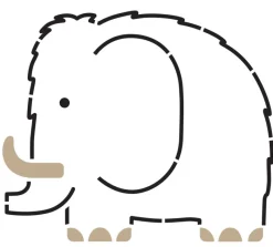 Djeco Art / Craft|Age 5 & 6^Stencil Set - Dinosaurs