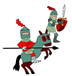Djeco Art / Craft|Age 5 & 6^Stencil Set - Knights