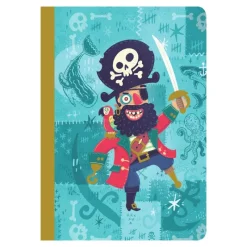 Djeco Stationery|Age 9 & 10^Steve Pirate Little Notebook Set