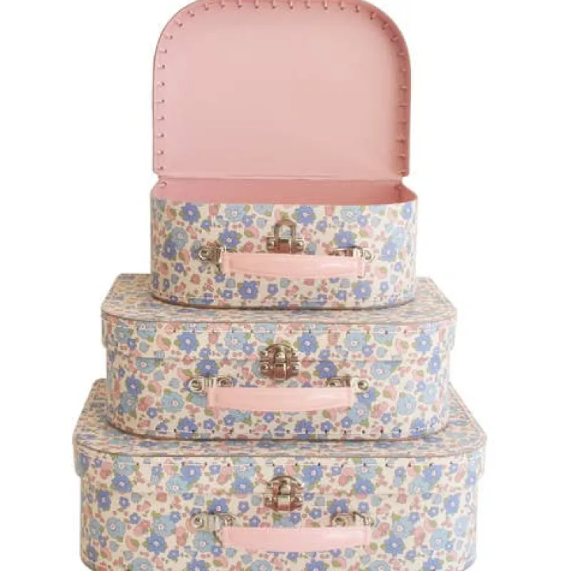 Alimrose Age 7 & 8^Suitcase Set 3pc - Liberty Blue