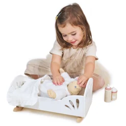 Tender Leaf Toys Dolls|Dolls^Sweet Dolly Rocking Bed + Accessories