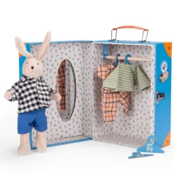 Moulin Roty Role Play|Soft Toys^Sylvain Little Wardrobe Suitcase